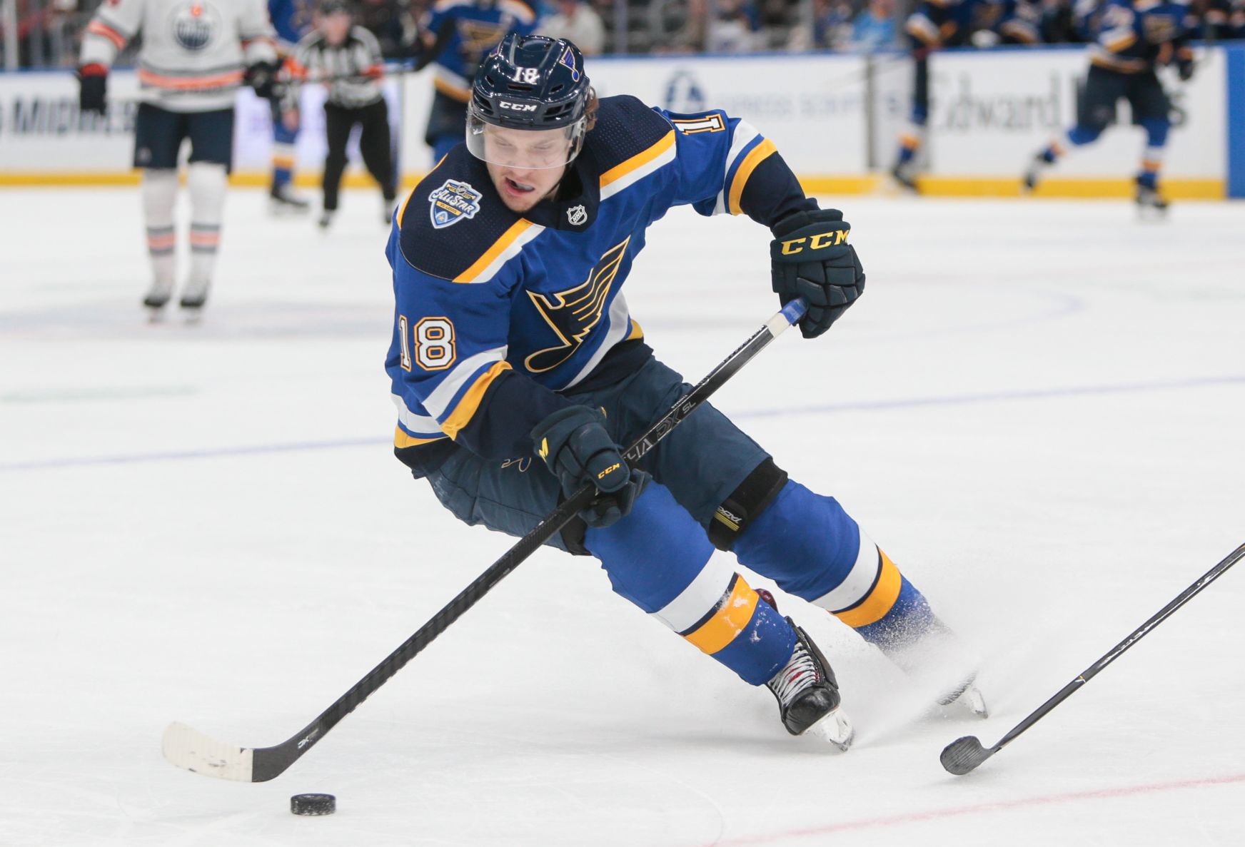 Blues take on the Edmonton Oilers